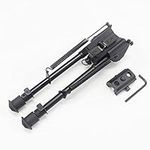 Active-8 9-13 Inches Rifle Bipod with 20mm Picatinny Rail Solid Sling Adapter Base for Tactical Hunting Shooting