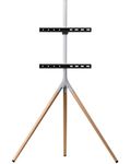 One For All Universal Tripod TV Stand – Screen Size 32-65”- LCD/LED/Plasma/OLED/QLED TVs – 360° Swivel and Height Adjustable – Max Weight 30kg – VESA 400x400 – Elegant Design - WM7472