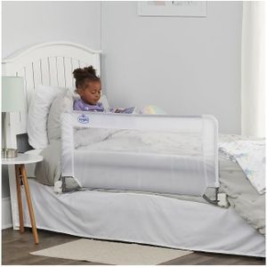 Regalo Guardian Swing Down Single Bed Rail, White, 43 x 20"