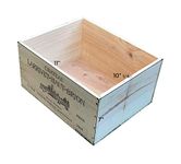 MIX 1 Wine Crate French Original Six Count Bottles Wine Wood Box