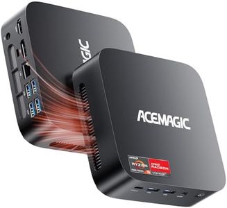 ACEMAGIC K1 Mini PC, AMD Ryzen 5 7430U (6C/12T, jusqu'à 4,3 GHz), 32Go DDR4 512Go M.2 2280 SSD Mini Ordinateur de Bureau BT 5.2/WiFi 6/Type-C/W11 Pro/4K UHD Mini Tour PC avec VESA pour école/Bureau