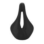 Vbestlife Bike Saddle Seat Cushion 155mm Widen Hollow Carbon Fiber Leather Bicycle for Road Mounatin Outdoor Cycling(Black) Riding Racks and Storage Racking and