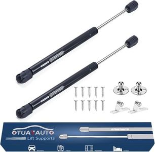 OTUAYAUTO 12 inch Gas Struts - 107N/24Lbs Universal Lift Support with Mounting Brackets C1603795 - Gas Shocks for Tool Box, Truck Cap, Hydraulic Door Hinge, Cabinet Gas Strut, RV Door Strut