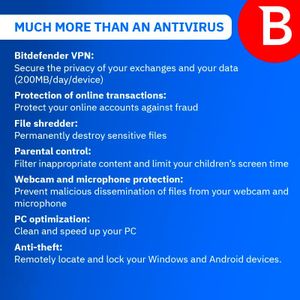 Bitdefender Total Security – 5 Devices, 1 Year Protection