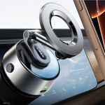 LISEN for Automatic Magnetic Phone Holder Car 【AUTO-Suck & 360° Adjustable】 Electronics, Phone Holder for MagSafe Suction Cup Car Mount Accessories for iPhone 17 air pro max 16 15 14 13 12 Series