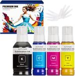 Sublimation Ink for EPSON et 15000, EPSON et 2400, EPSON Eoctank 2800, EPSON Ecotank 2850, EPSON 2803, ET-3850, ET-2720, ET-2760, ET-2840, ET-3830, XP4100, Sublimation Heat Press Ink