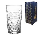 Personalised Engraved Keops Hiball Gin or Cocktail Glass Comes with Gift Box, Personalise with Any Message for Any Occasion - Product Engraved in The UK