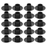 Foosball Bushings, 10 Pair 1525mm Table Football Bearing Rods Tabletop Foosball Accessories Foosball Machine Bearings Replacement Parts（Black）