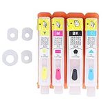 4Pcs Empty Refillable Compatible Replacement Ink Cartridges Inkjet Printer Ink for HP Officejet Pro All in One Printer