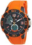 U.S. Polo Assn. Sport Men's US9483 Sport Watch with Orange Silicone Band