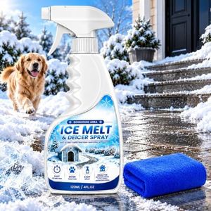 Outdoor De-Icing & Snow Melting Spray, Ice Melter for All Surfaces (B-1PCS) | Pet-Safe Ice Melt & Deicer Spray, Fast Clear Steps, Walkways & Patios