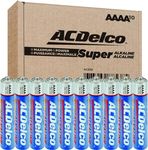 ACDelco AAAA Batteries, Alkaline Battery, Pack of 10