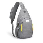 G4Free Sling Bag RFID Blocking Crossbody Backpack Travel Chest Bag Hiking Daypack for Women Men Outdoor Sports