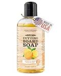CLARK'S Cutting Board Soap - Enriched with Lemon and Orange Oils - Organic and Natural Butcher Block Cleaner - Cutting Boards Bulk - Organic Soap - Chopping Board Marble - Cutting Block Oil
