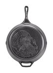 Lodge Wildlife 13.25 in Cast Iron Skillet with Turkey Scene