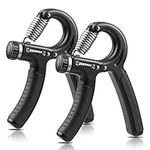 NIYIKOW 2 Pack Hand Grip Strengthener, Grip Strengthener, Forearm Strengthener, Adjustable Resistance 22-132Lbs (10-60kg), Perfect for Musicians Athletes and Hand Injury Recovery