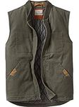 Legendary Whitetails Men's Canvas Cross Trail Vest, Army, S