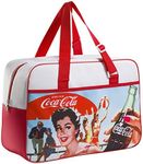 meliconi Coca Cola Vintage PU Bag Thermal Lunch Bag 24 LT, 600d, Fantasia, 45 x 18 x 31 cm