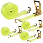 4 Pack 2 Inch Ratchet Straps Heavy 
