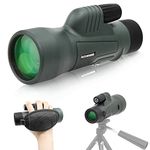 Astromania 10X50 BAK4 High Power Prism Monoculars, Waterproof, Compact Handheld Monoscope for Bird Watching, Sporting Events, Traveling Gifts for Men