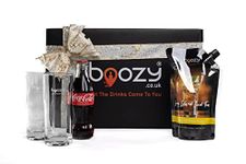 Boozy Long Island Iced Tea Cocktail Alcohol Gift Set Box With Glasses & Mixer, 500ml, 5-7 servings, 22% ABV, Premixed Cocktail, Cola, x2 Highball Glasses, In a beautiful presentation box