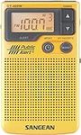 Sangean DT-400W AM/FM Digital Weather Alert
Pocket Radio
