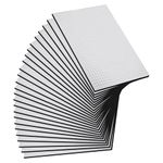 AKOLAFE 25 Pcs Sound Deadening Self Adhesive 37.5x25cm Car Van Sound Deadening Mat 7mm Thick Auto Butyl Van Heat Insulation Waterproof Moistureproof Damping Sheets