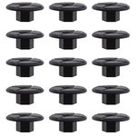 OTOTEC 50Pcs 4mm Unthreaded Plastic Nuts Black for Wheel Arch Trim Panel Splash Guard Undertray Bumper 2019900050 51711958025