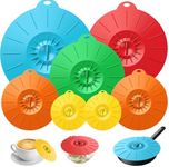 7 Pack Silicone Lids, Microwave Spl