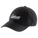 Carhartt Women's Canvas Script Graphic Cap, Black, One Size