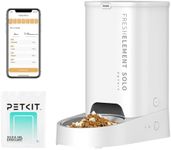 PETKIT Automatic Cat Feeder, 2.4G WiFi Automatic Pet Feeder for Cats and Small Dogs Food Dispenser, Up to 10 Meals Per Day, Schedule Feeding/App Control, 3L Capacity