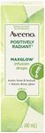 Aveeno Positively Radiant MaxGlow Infusion Drops with Moisture Rich Soy & Kiwi Complex, Hypoallergenic, Non-Comedogenic, Paraben- & Phthalate-Free Moisturizing Facial Serum, 1.35 fl. oz