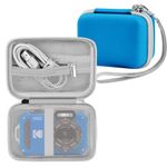 Leayjeen Shockproof Compact Camera Case, Compatible with Kodak PIXPRO WPZ2 Waterproof Compact Digital Camera (Case Only) Blue