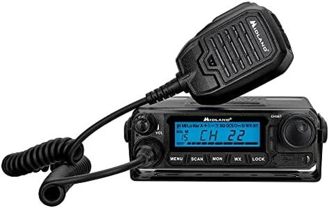 Midland – MXT500-50 Watt GMRS MicroMobile® Two-Way Radio - Farms Ranches Overlanding Trails Off-roaders - 8 Repeater Channels - Compact Design External Magnetic Mount 2.1dB Unity Gain Antenna