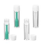 4 PCS Silicone Contact Lens Inserter Remover Plunger Hard Lens Remover Holder Contact Lens Applicator Cup Soft Contact Lens Removal Tool Suction Stick for Soft Lenses