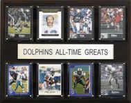 NFL Miami Dolphins All-Time Greats Plaque