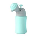 Inchant Toddlers Urinal Potty Kids Emergency Travel Potty Children Elephant Leakproof Toilet Pee Bottle Cup Jar Boys Potty Pee Training for Outdoor Car Travel Road Trip Camping Park Beach(Blue)