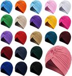 22 Pieces Stretch Turbans Head Bean