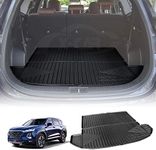 X-CAR Cargo Rubber Mat Boot Liner Trunk Tray Waterproof Compatible with Hyundai Santa Fe Santafe 2018 2019 2020 2021 2022