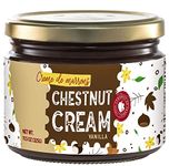 Gourmanity Vanilla Chestnut Spread, Deliciously Smooth Vanilla Flavoured Spread, Creme De Marrons From France, Great for Pancakes, Toasts and Ice Cream 11.5oz