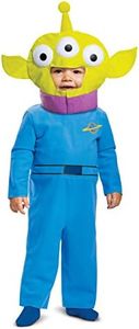 Disguise Baby Boy's Disney Pixar Toy Store and Beyond Alien Classic Costume, Blue/Green, 12-18 Months
