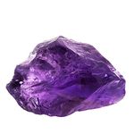 Deep Amethyst Raw Crystals, Large 1.25-2.0" Healing Crystals Natural Rough Stones Crystal for Tumbling, Cabbing, Fountain Rocks, Decoration, Polishing, Wire Wrapping, Wicca & Reiki