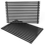 onlyfire Porcelain Enameled Steel Replacement Cooking Grill Grid Grates for Weber 7528 Genesis E and S 300 Series Models Grill, Set of 2