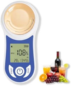 Nestool 3-in-1 Digital Brix Refractometer with ATC, 0-55% Brix Range, ±0.15% Accuracy, Rechargeable, 3-Second Results for Fruits, Juice, Beer Brewing, Wine Making and Farming