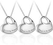 3 Pack Cremation Jewelry for Ashes 