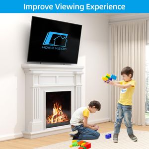 HOME VISION Heavy Duty Tilt TV Wall Mount for 48-120" LED/OLED/LCD – 200lbs, Max VESA 800x600mm