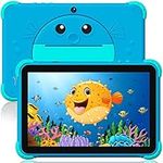 Ascrecem Kids Tablets 10 inch Android Toddler Tablet for Kids with WiFi Dual Camera Parental Control,2GB 32GB Children's Learning Tablet with Kids Software Educational Games age 3 to 7 Years Boy Girls