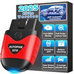 AUTOPHIX 3210 Bluetooth OBD2 Scanner Enhanced Universal Car Code Readers & Scan Tools Diagnostic Scanner with Performance Test Battery Test Check Engine Light Exclusive APP for iPhone, iPad & Android