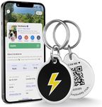 HeyBuddy® QR Code Smart Pet Tags for Dogs & Cats - Personalized Pet Tag Stores Multiple Informations, Includes Scannable GPS Coordinates, Real-Time Notifications, Health Documents & Community Alerts