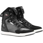 KEMIMOTO Motorcycle Shoes High Top with Thick Heel Protective Gear Anti-Slip Motorcycle Boots for Men Microfiber Leather Material Black